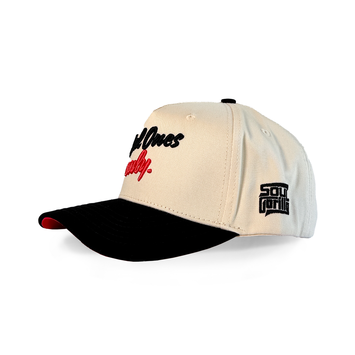 "Real Ones Only" Snapback Cream & Black