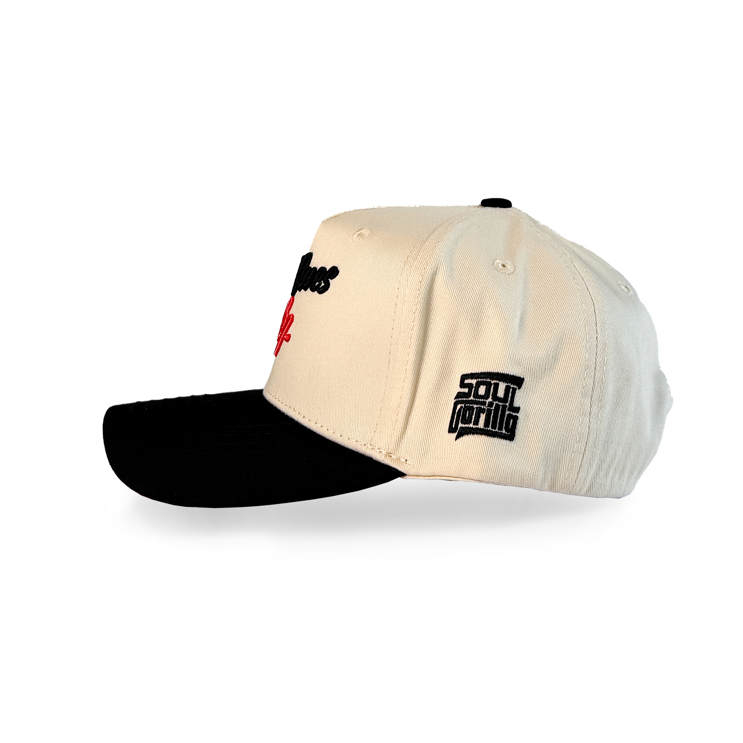 "Real Ones Only" Snapback Cream & Black