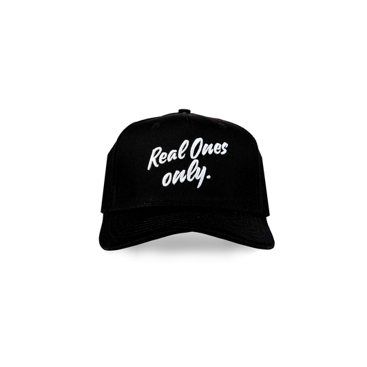 "Real Ones Only" Snapback Black & White