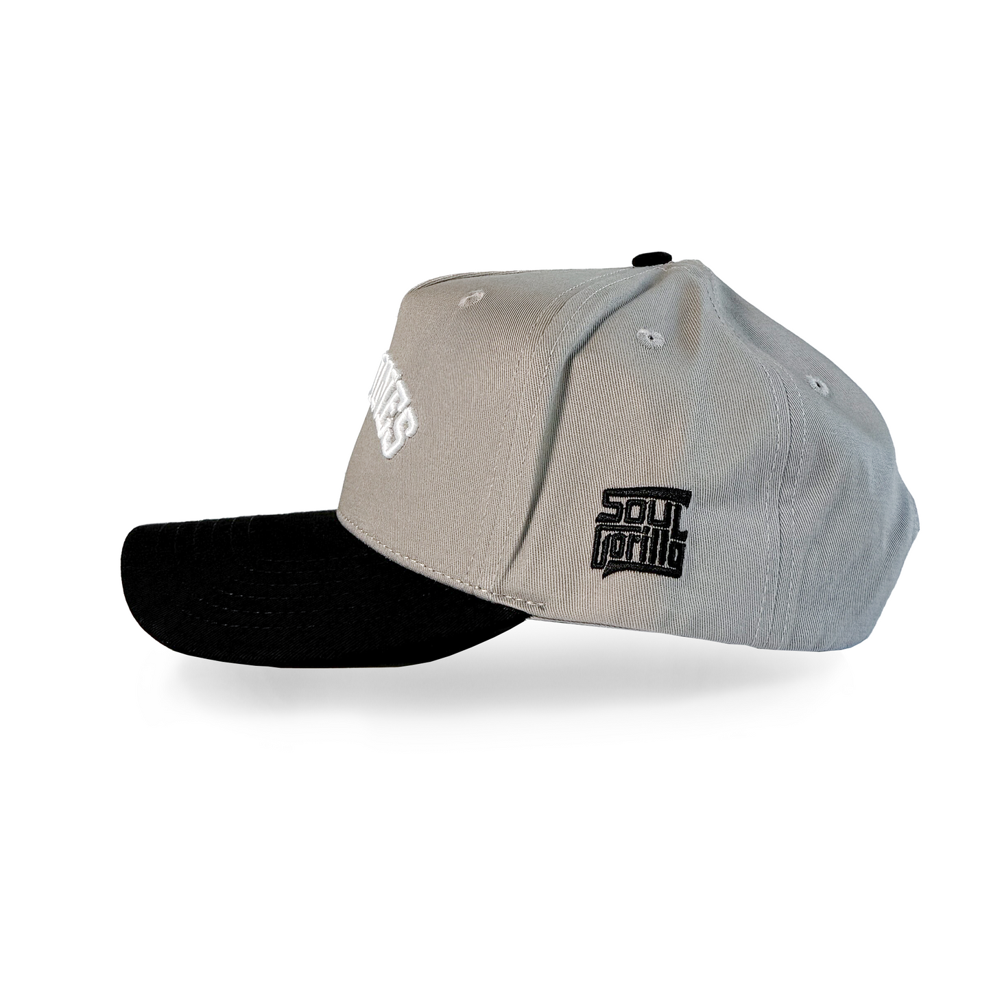 "Real Ones" Varsity Snapback Grey & Black