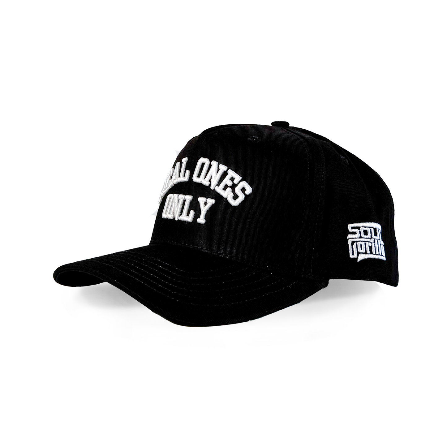 "Real Ones Only" Varsity Snapback Black & White