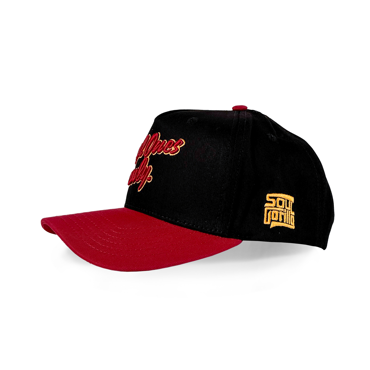 "Real Ones Only" Snapback Black & Red/Gold