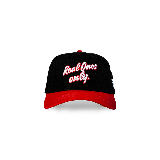 "Real Ones Only" Snapback Black & Red