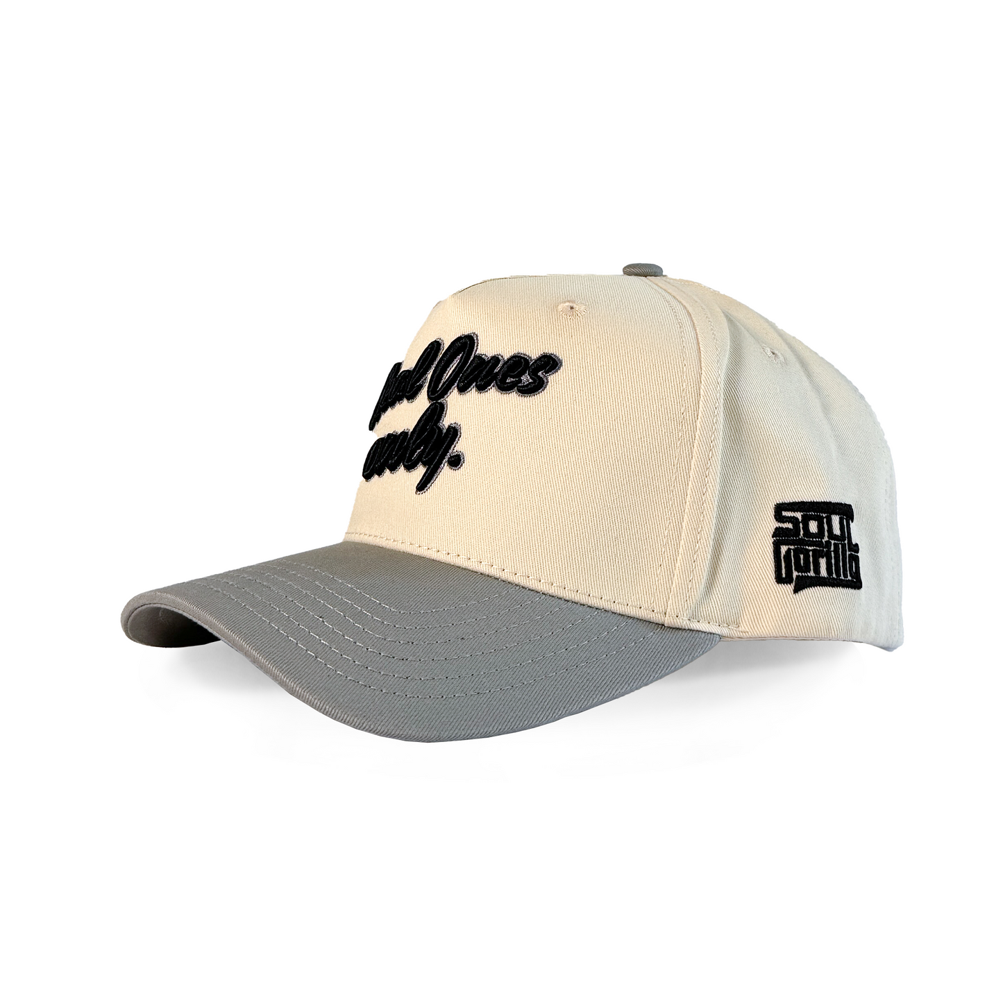 "Real Ones Only" Snapback Cream & Grey