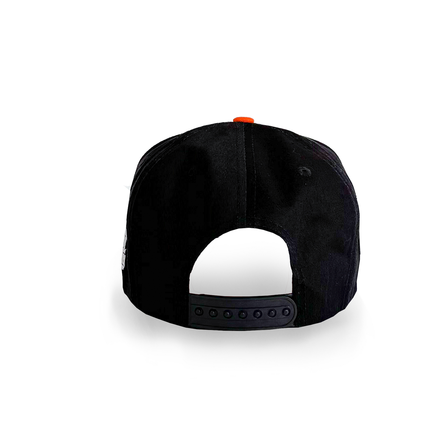 "Real Ones Only" Cursive| Orange & White on Black Snapback