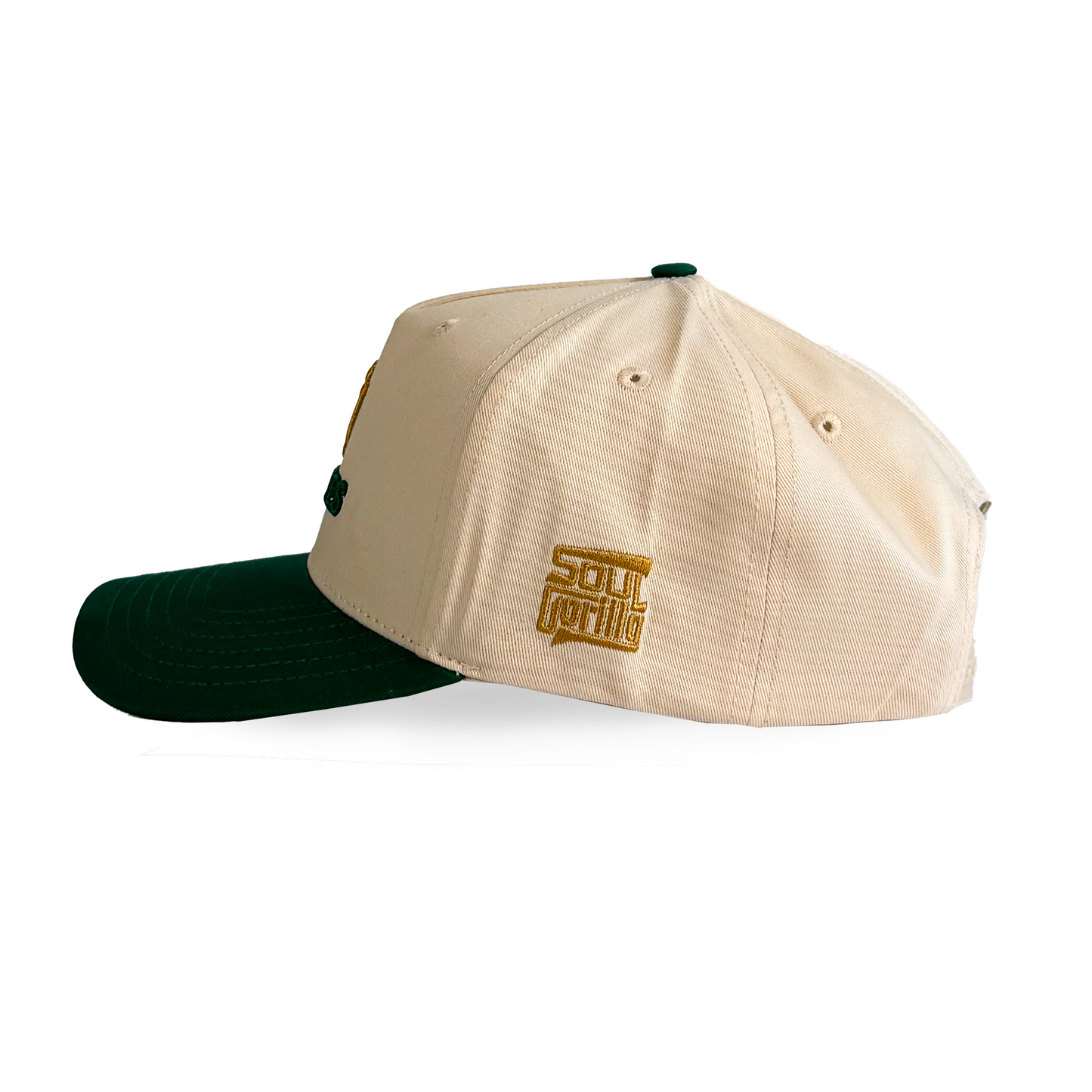 "Real Ones" On Time | Green, Gold and Cream
