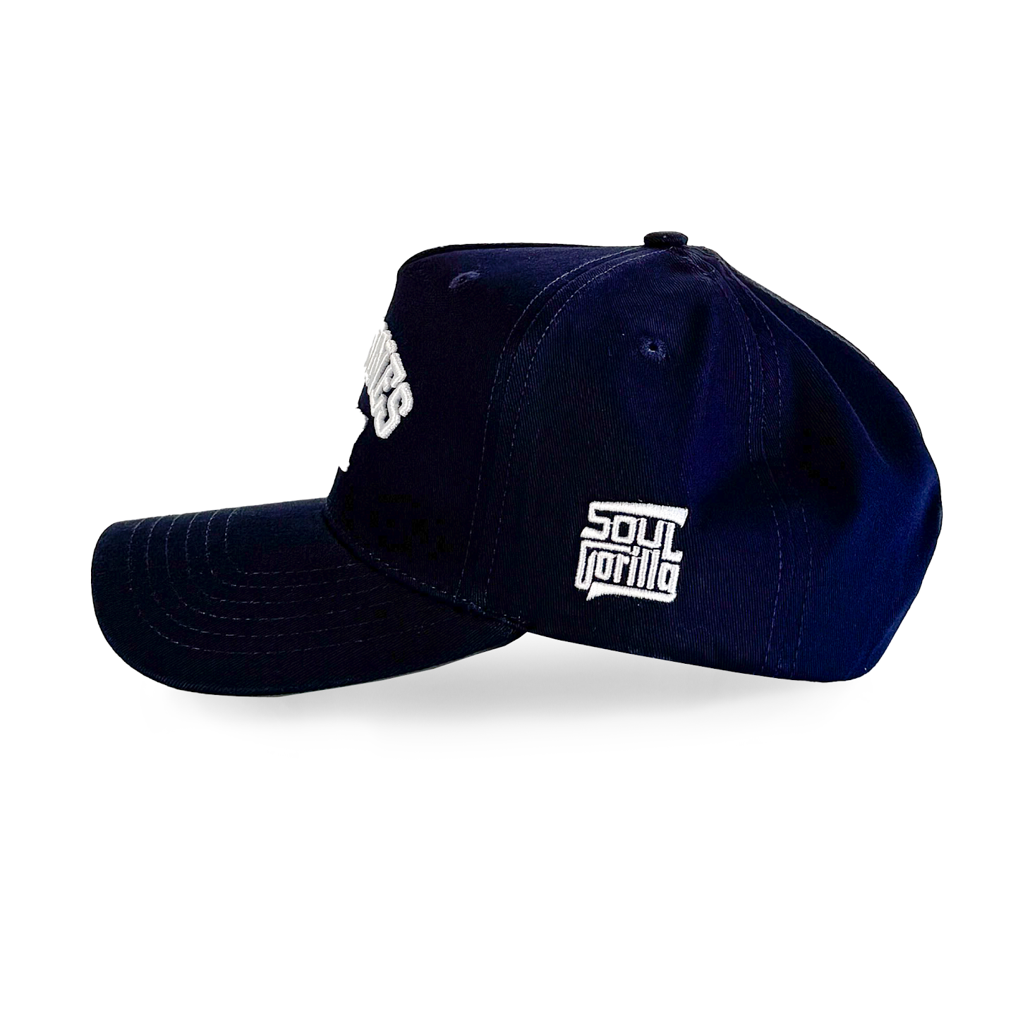 "Real Ones Only" Varsity Snapback Navy Blue w/ Green Underbill