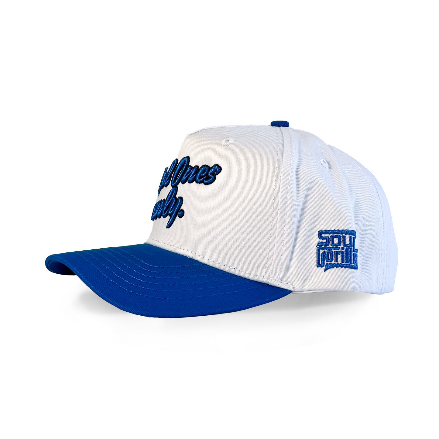 "Real Ones Only" Snapback White & Blue